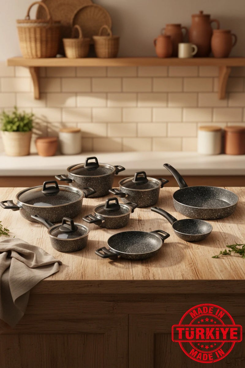 Bernardo Anita 13 Piece Cookware Set Gray (Made in Turkey) - Image 1